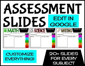 Preview of Assignment Slides | Edit in Google Slides | Distance Learning Slides