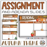 Assignment Slides Fall Theme Daily and Weekly | Morning Message