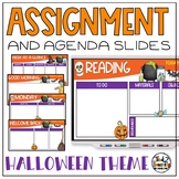 Halloween Agenda Slides October Daily Agenda Google Slides