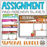 Assignment Slides Daily Weekly Agenda Slides | Morning Mes