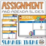 Assignment Slides Summer Theme Daily and Weekly | Morning Message