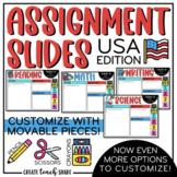 Assignment Slides - USA Edition - Google Slides & Power Point
