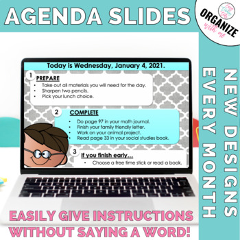 Assignment Slides Year Long Bundle (Editable)