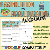Assimilation vs. Acculturation WebQuest Activity!