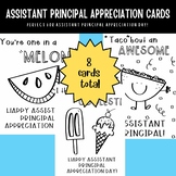Assistant Principal Appreciation Day Cards- 8 Different Ca