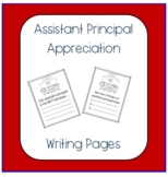 Assistant Principal Appreciation Week - 2 versions - writi