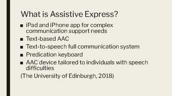 Preview of Assistive Express AAC
