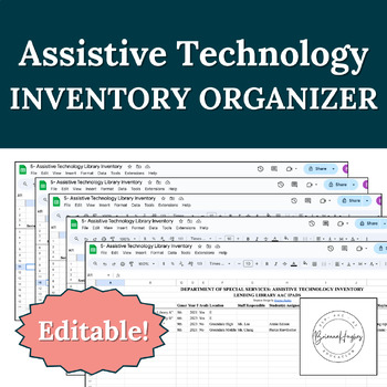 Preview of Assistive Technology Inventory Organizer