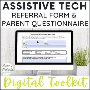 Preview of Assistive Technology / AAC Referral Form and Parent Questionnaire
