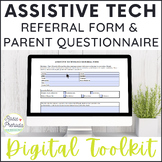 Assistive Technology / AAC Referral Form and Parent Questionnaire