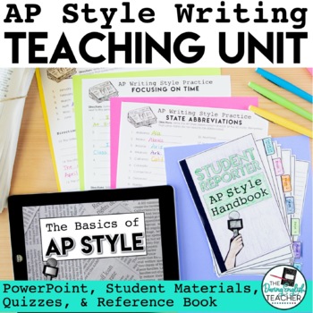Preview of Associated Press (AP) Style Writing Bundle: An Intro to Journalistic Writing