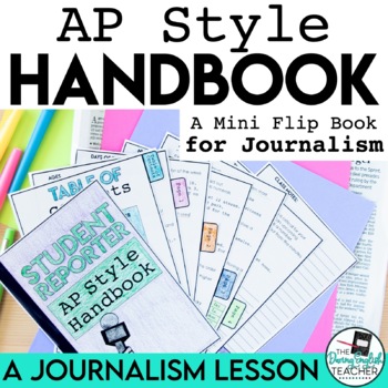 Preview of AP Style (Associated Press) Writing Mini Flip Book Student Reference Guide