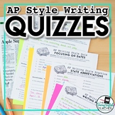 Associated Press (AP) Style Writing Quizzes