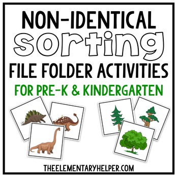 Preview of Non-Identical Sorting File Folder Activities for Preschool and Kindergarten