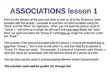 Associations Lesson 1