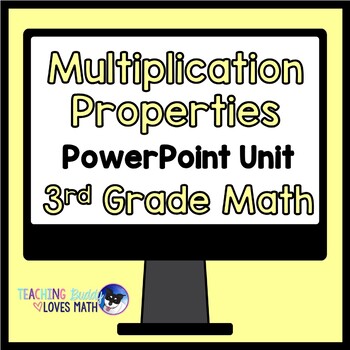 Preview of Associative Commutative Distributive Properties 3rd Grade Distance Learning