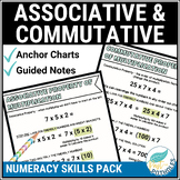 Associative & Commutative Property Guided Math Reference N
