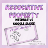 Associative Property Interactive Google Slides - DIGITAL