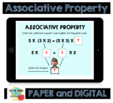 Associative Property Powerpoint and Worksheets- Grade 3