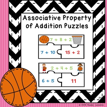 Associative Property Of Addition Game 1st Grade Math Center Puzzles 1 Oa 3