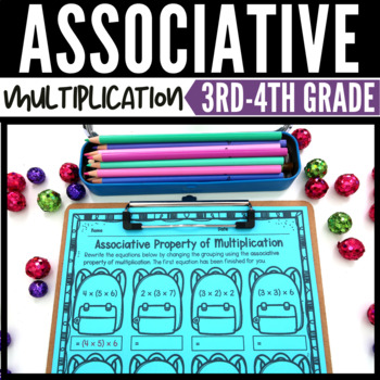 Preview of Associative Property of Multiplication 3rd Grade
