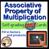 Associative Property of Multiplication Boom Cards Digital 