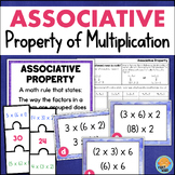Associative Property of Multiplication Worksheets Math Centers Assessment