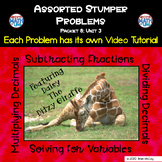 Assorted Homework Problems with video tutorials 8.3 (Dista