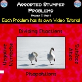 Assorted Homework Problems with video tutorials 7.1 (Dista