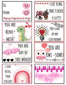 Assorted Valentine's Day Cards by Aulani Offutt Teacher Resources