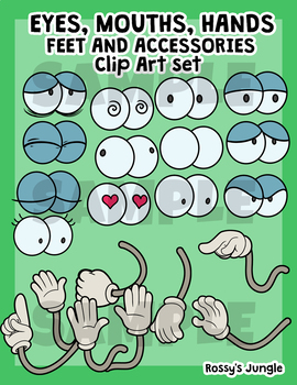 Preview of Assorted clip art, smilies set 2
