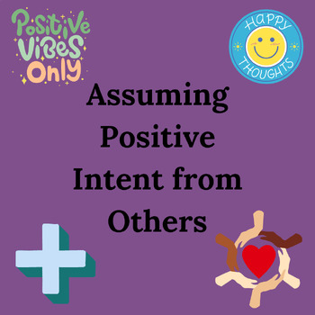 Preview of Assuming Positive Intent Lesson for Kids