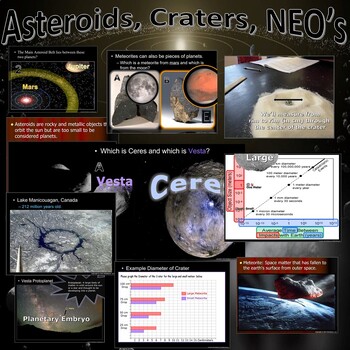 Preview of Asteroid Belt, Meteors, Meteorites Lesson