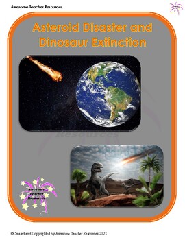 Preview of Asteroid Disaster and Dinosaur Extinction Comprehension and Essay Response