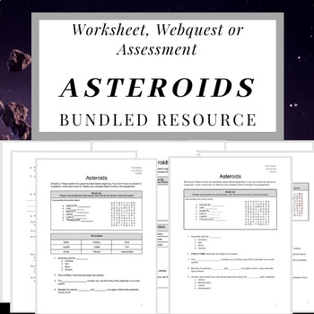 Preview of Asteroids: Bundled Resource