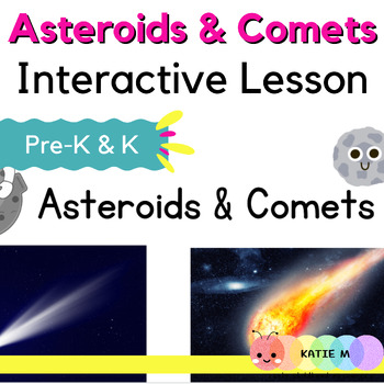 Preview of Asteroids & Comets Science Lesson - Google Slides & Nearpod Ready - Editable