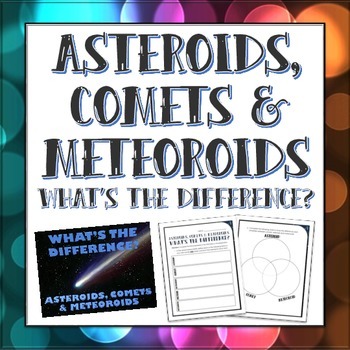 Preview of Asteroids, Comets and Meteoroids - What's the Difference? - Activity Bundle