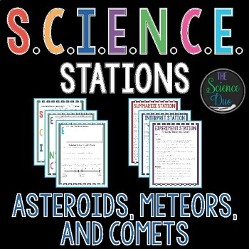 Preview of Asteroids, Meteors, and Comets - S.C.I.E.N.C.E. Stations