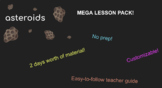 Asteroids lesson bundle! Perfect companion to any space / 