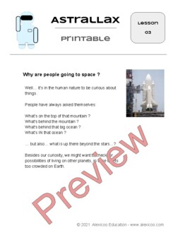 Preview of Astrallax - Space Exploration lessons - 45+ PDF's !