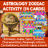 Astrology Zodiac Activity Cards