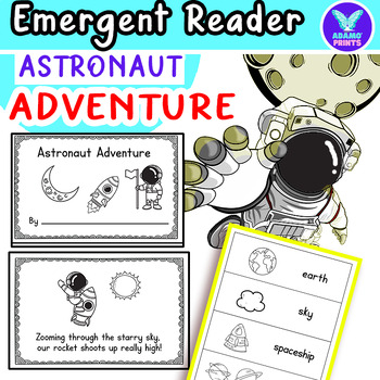 Preview of Astronaut Adventure - Science Emergent Reader Kindergarten & First Grade