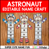 Astronaut Editable Name Craft & Activity for Bulletin Boar