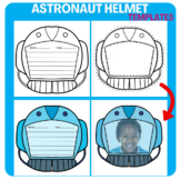 Astronaut Helmet Templates -Writing Frame