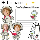 Astronaut Photo Template Editable  Writing & Space Bookmarks