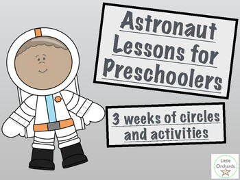 Preview of Astronauts lessons for preschoolers