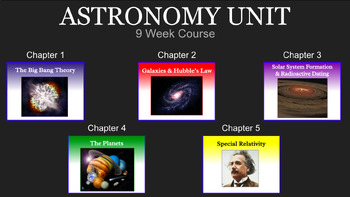 Preview of Astronomy 9 Week Unit