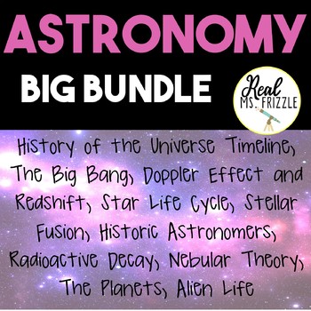 Preview of Astronomy Big Bundle