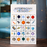 Astronomy Bingo - 50 Cards