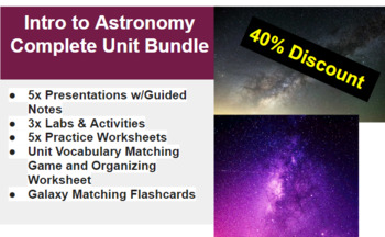 Preview of Astronomy Complete Unit Bundle